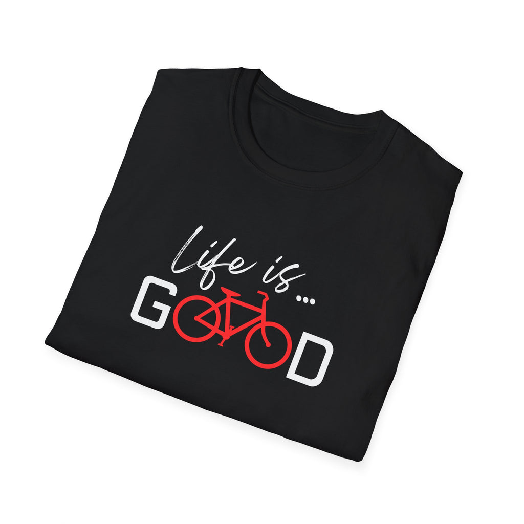 Life Is Good bicycle graphic T-Shirt | Cycling tee, bike lover shirt