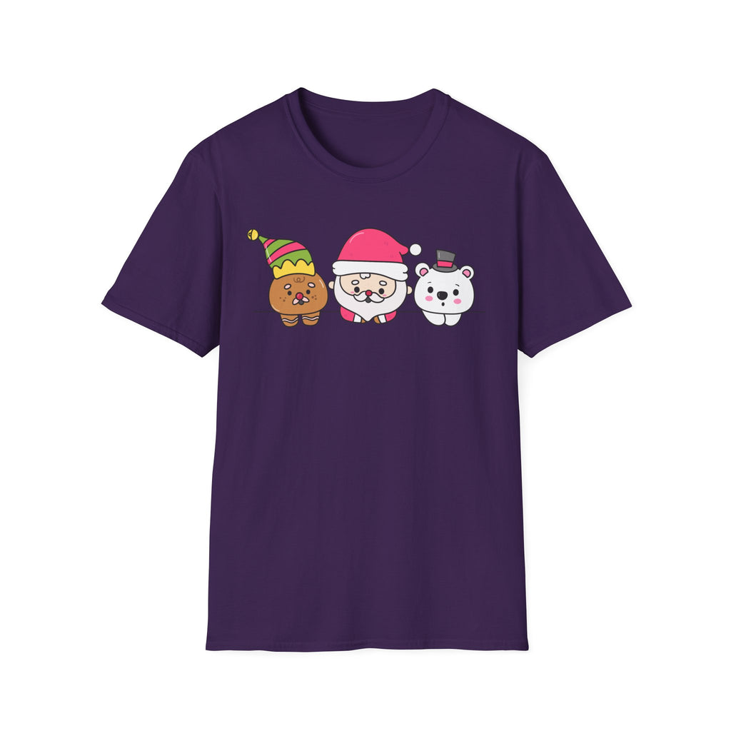Santa & Christmas Bears – Festive Friends T-Shirt