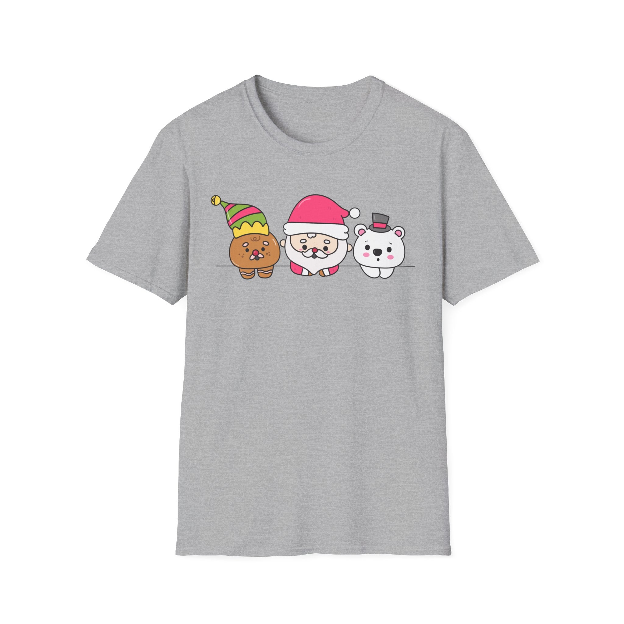 Santa & Christmas Bears – Festive Friends T-Shirt