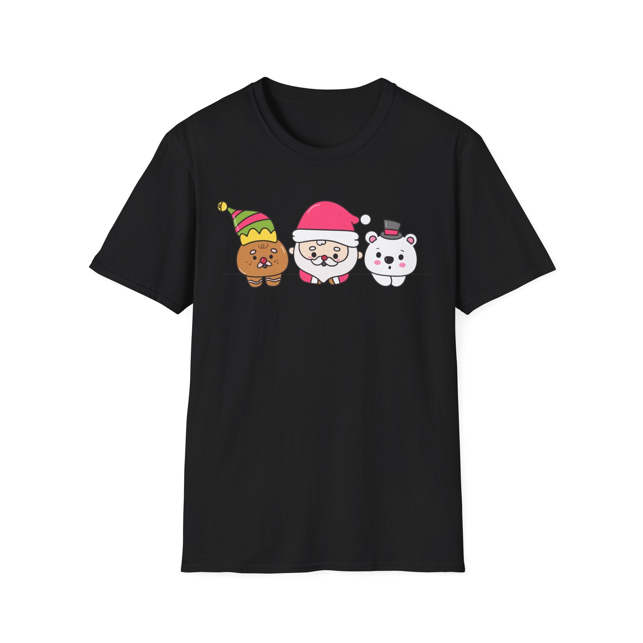 Santa & Christmas Bears – Festive Friends T-Shirt