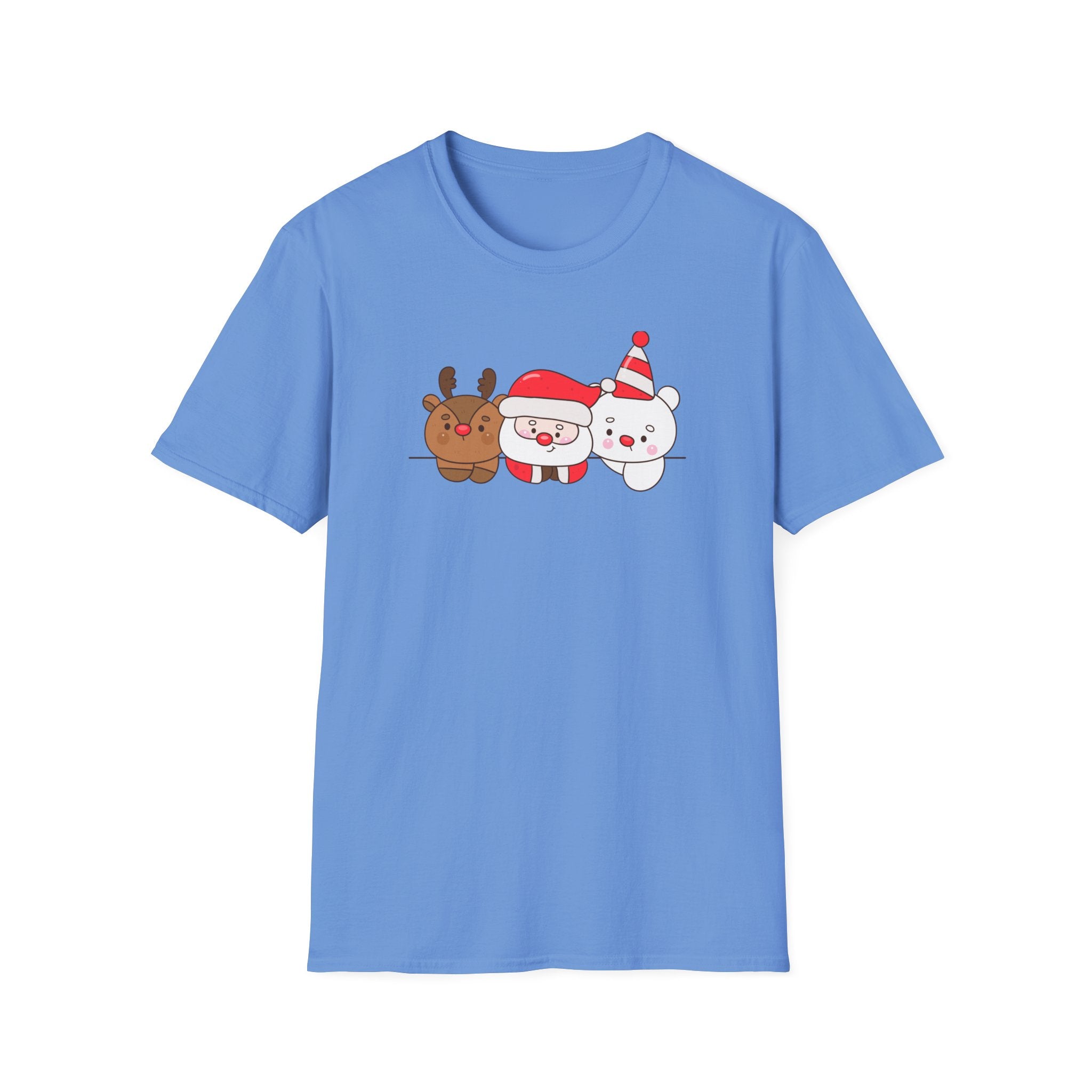 Santa, Reindeer & Christmas Bear – Festive Friends T-Shirt