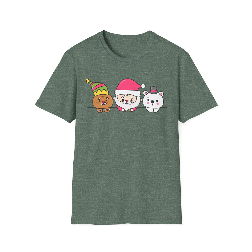 Santa & Christmas Bears – Festive Friends T-Shirt