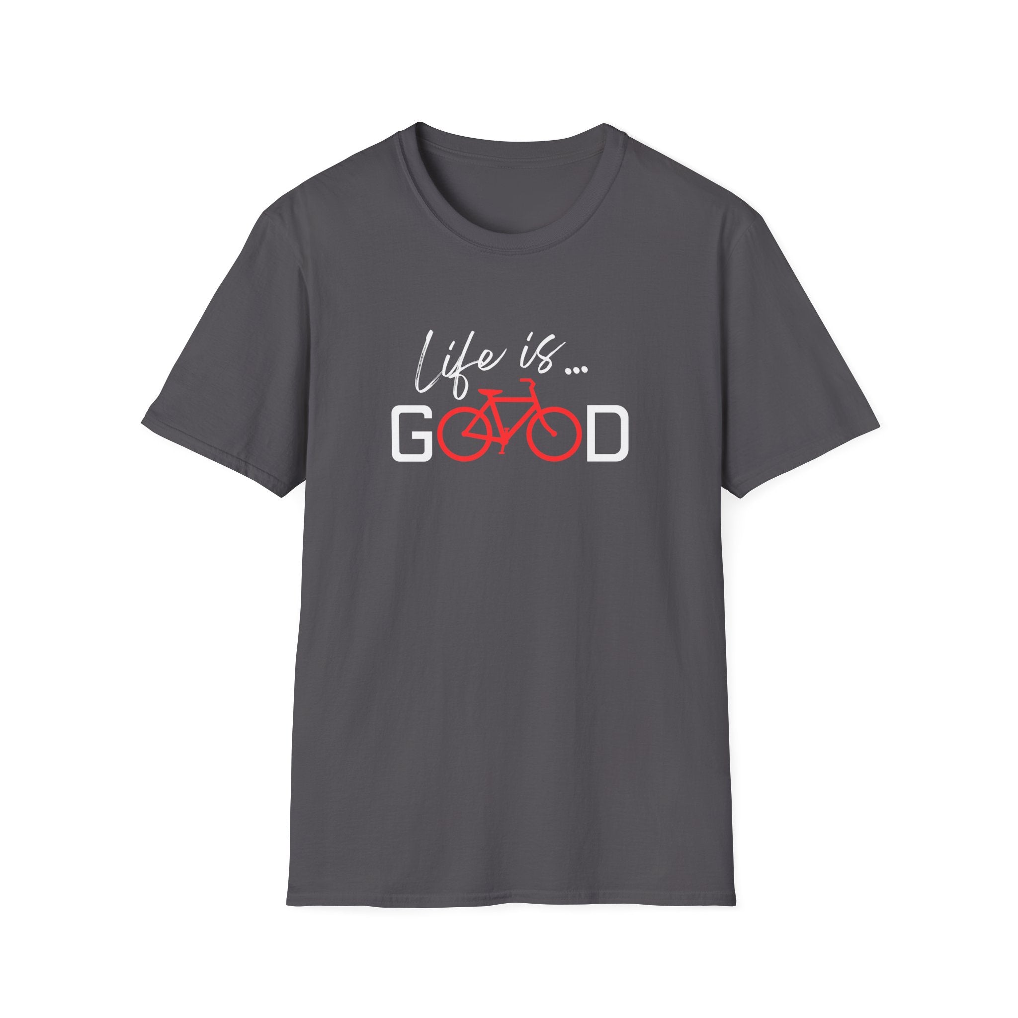 Life Is Good bicycle graphic T-Shirt | Cycling tee, bike lover shirt