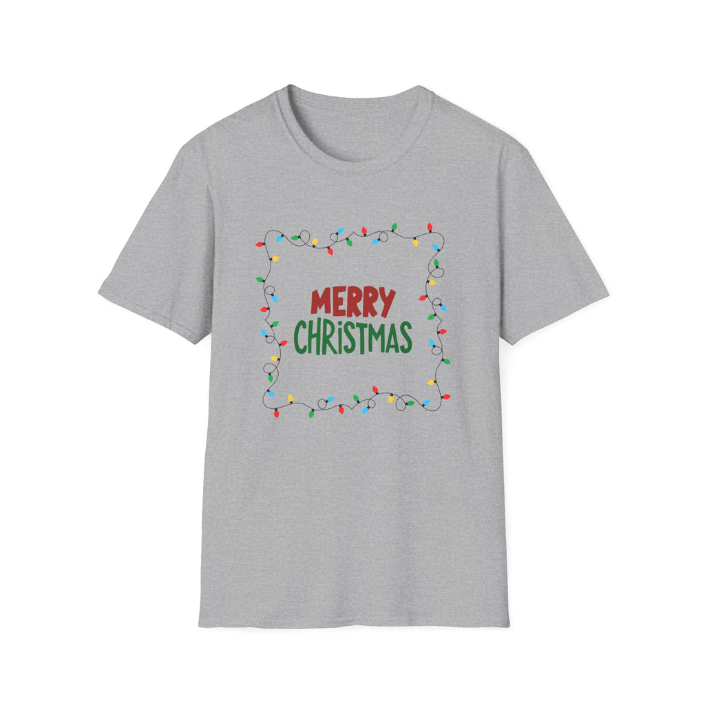 Merry Christmas Lights – Festive Holiday T-Shirt