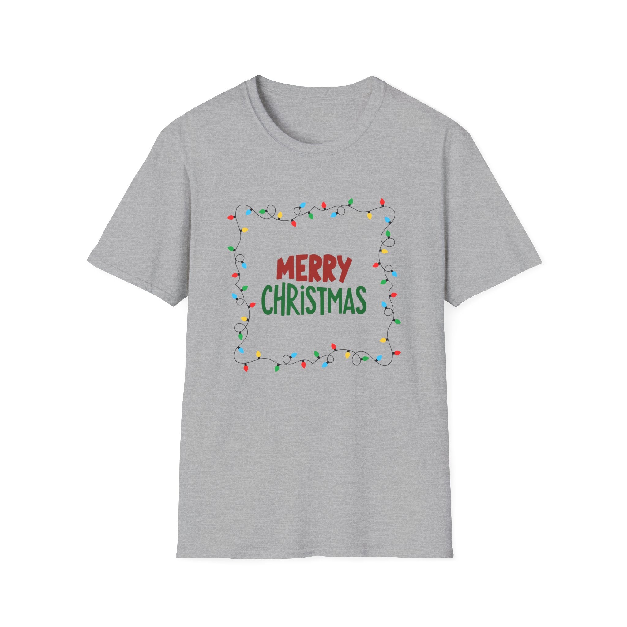 Merry Christmas Lights – Festive Holiday T-Shirt