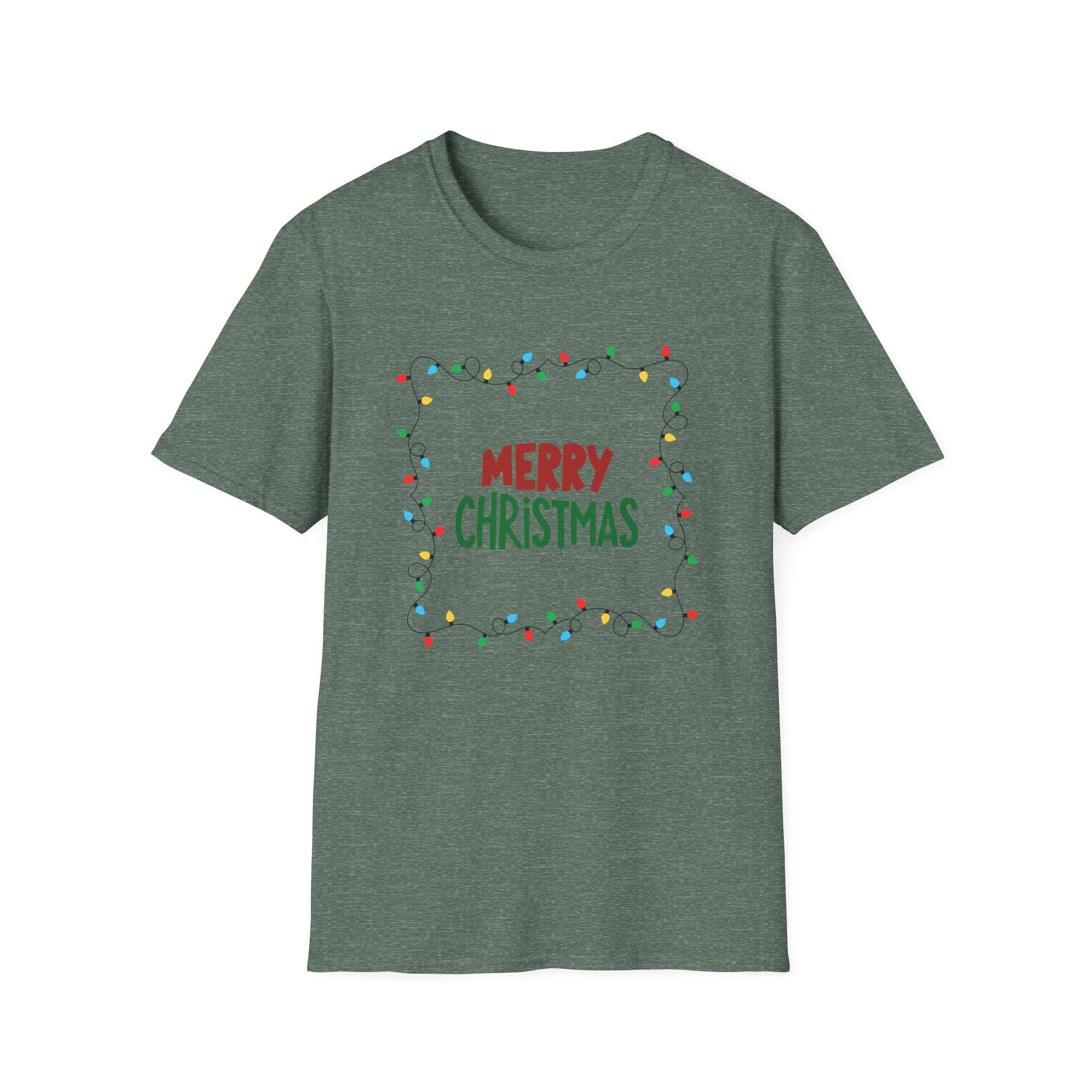 Merry Christmas Lights – Festive Holiday T-Shirt