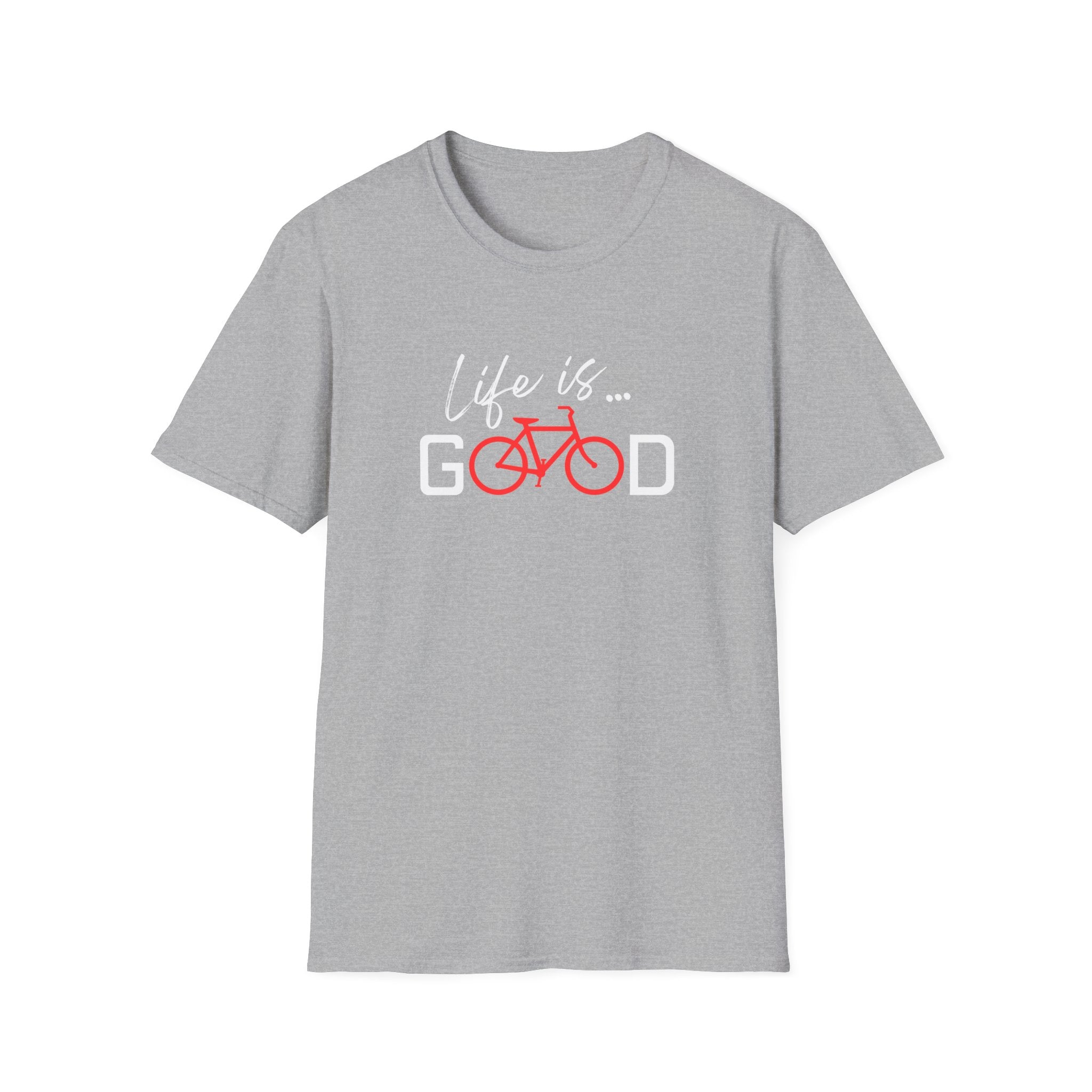 Life Is Good bicycle graphic T-Shirt | Cycling tee, bike lover shirt