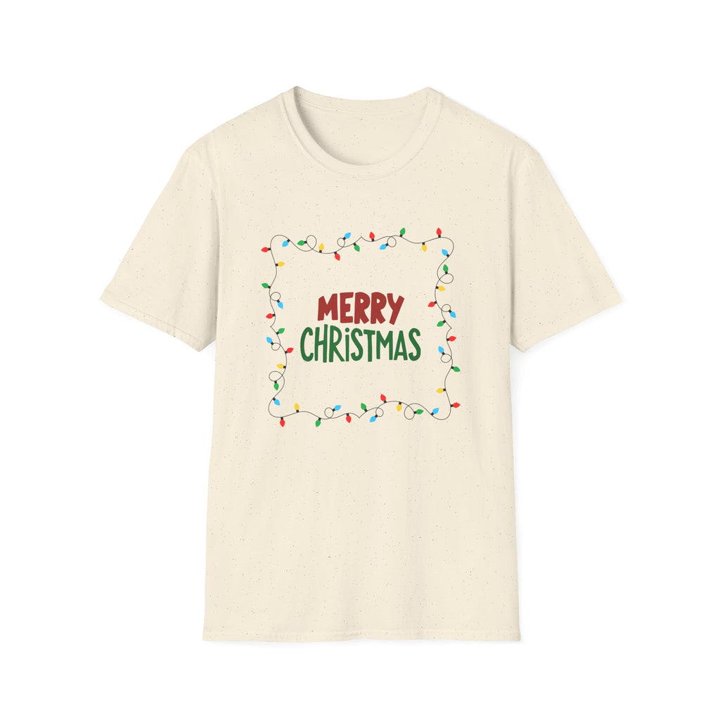 Merry Christmas Lights – Festive Holiday T-Shirt