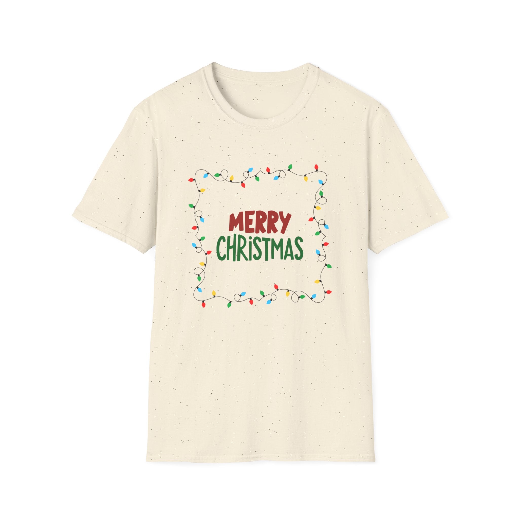 Merry Christmas Lights – Festive Holiday T-Shirt