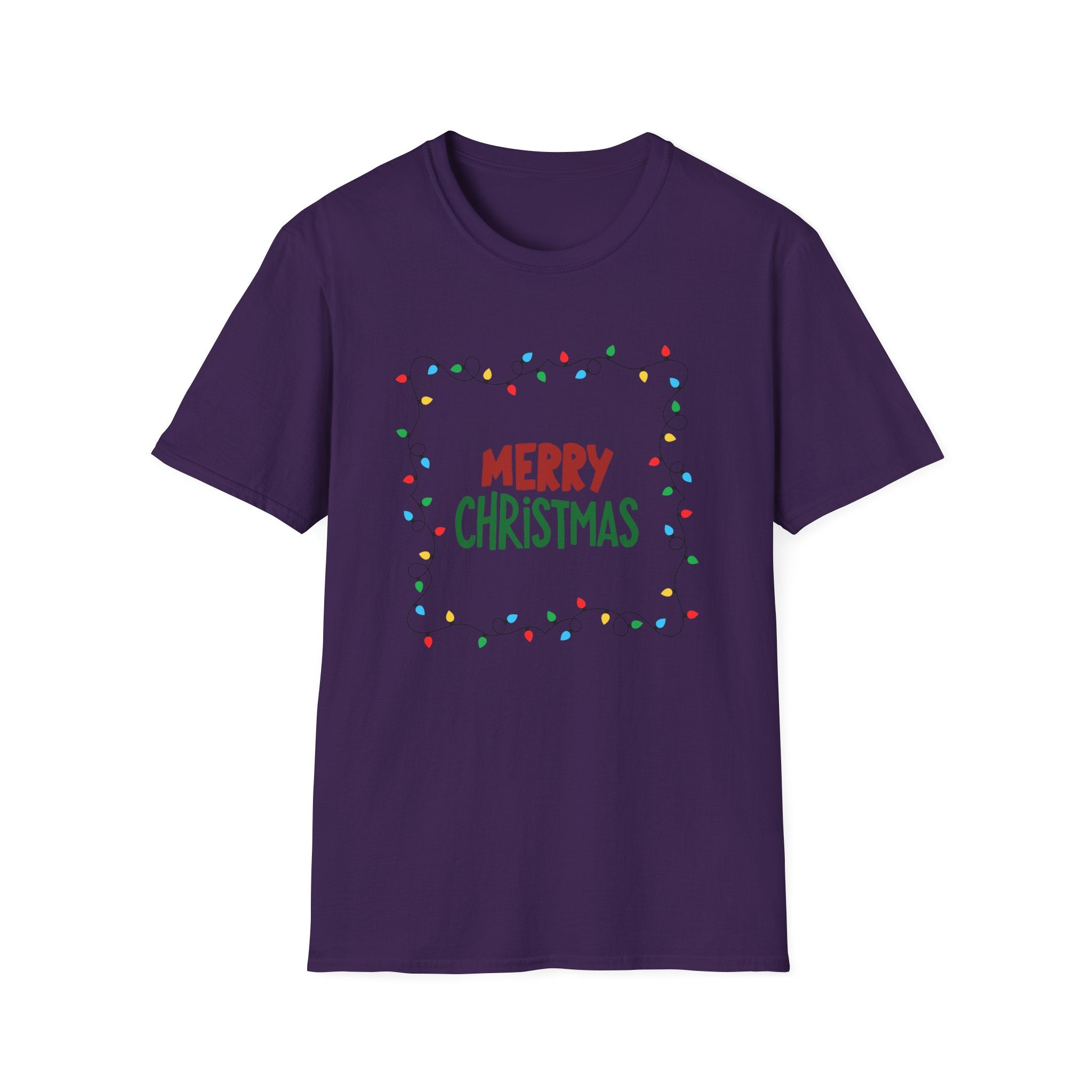 Merry Christmas Lights – Festive Holiday T-Shirt