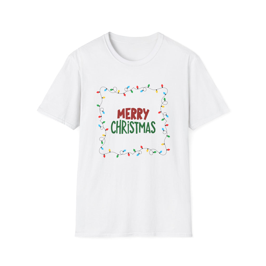 Merry Christmas Lights – Festive Holiday T-Shirt