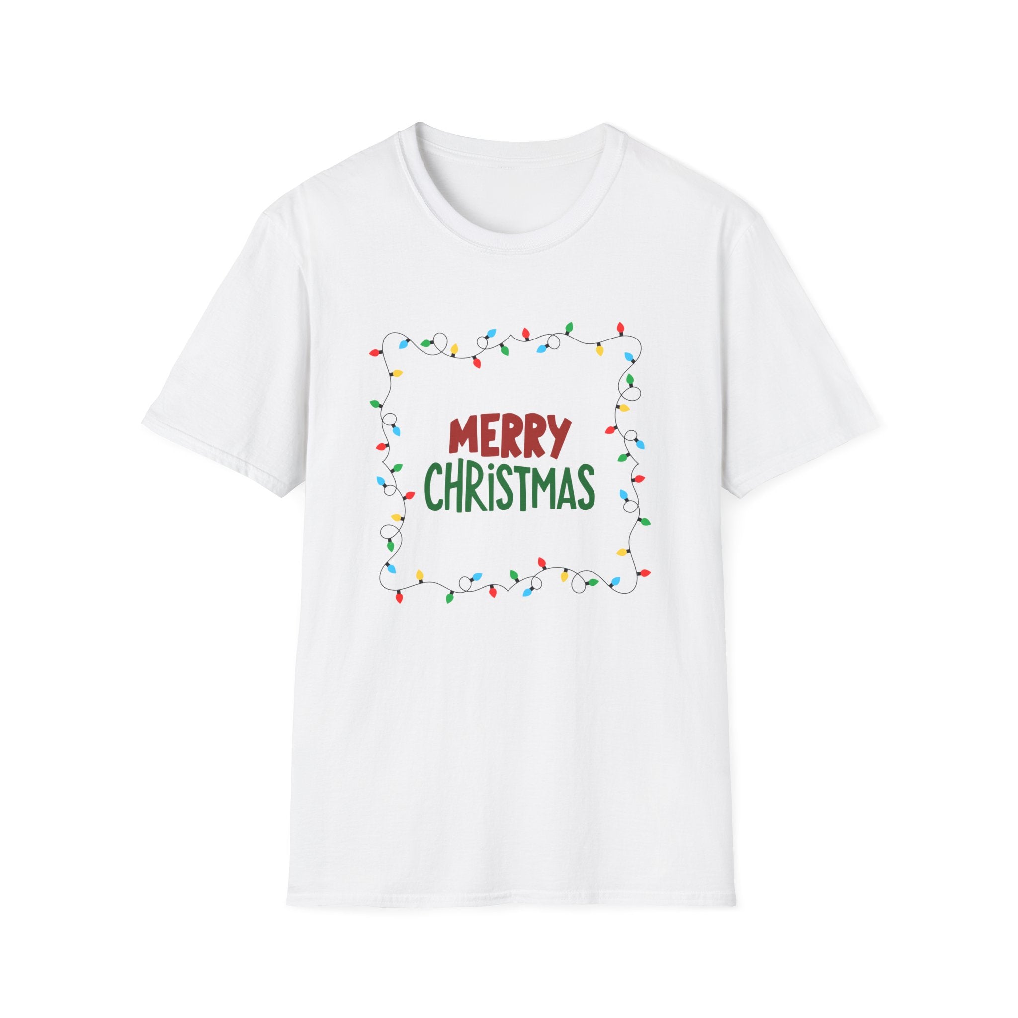 Merry Christmas Lights – Festive Holiday T-Shirt