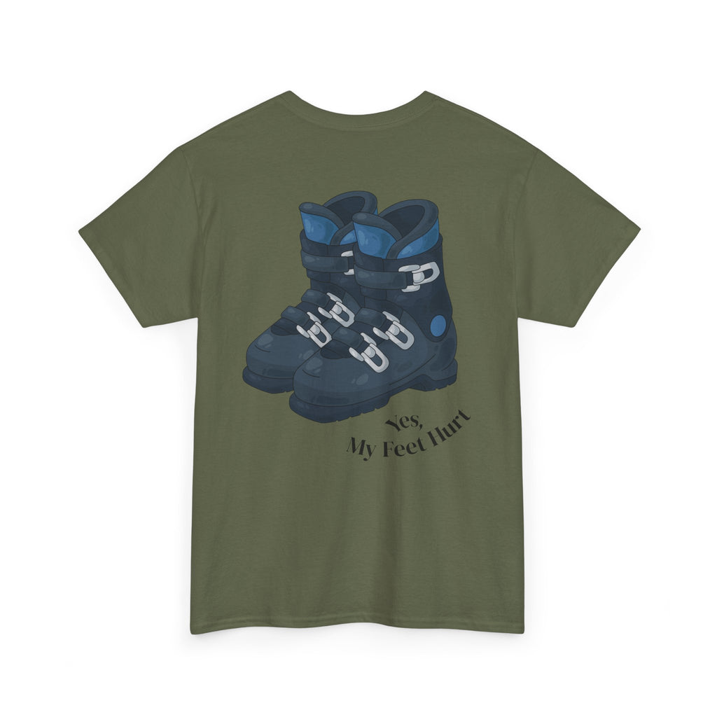Yes, My Feet Hurt Vintage Ski T-Shirt