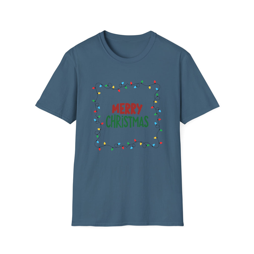 Merry Christmas Lights – Festive Holiday T-Shirt