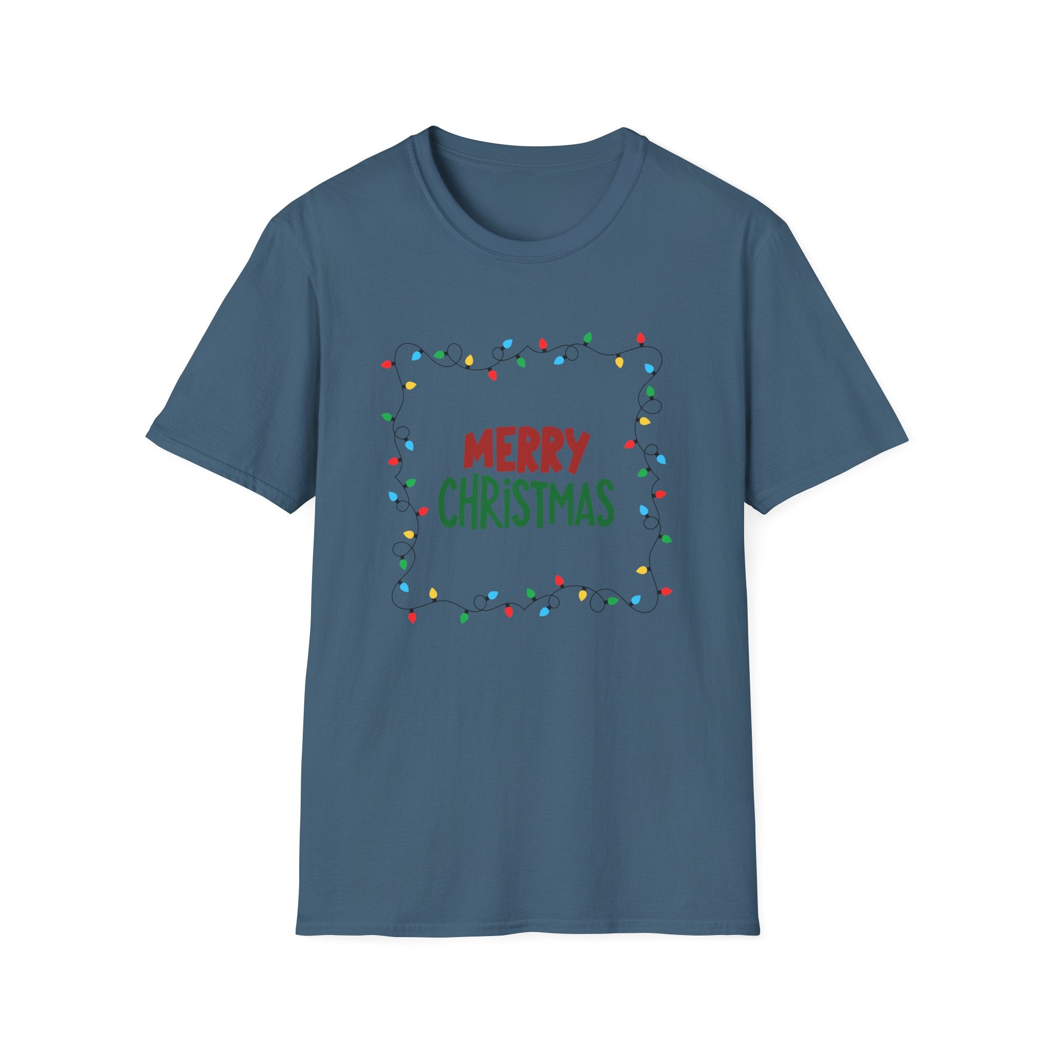 Merry Christmas Lights – Festive Holiday T-Shirt