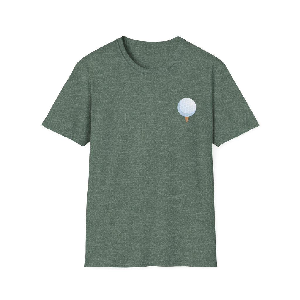 Classic Golf Ball – Minimal Golfer T-Shirt