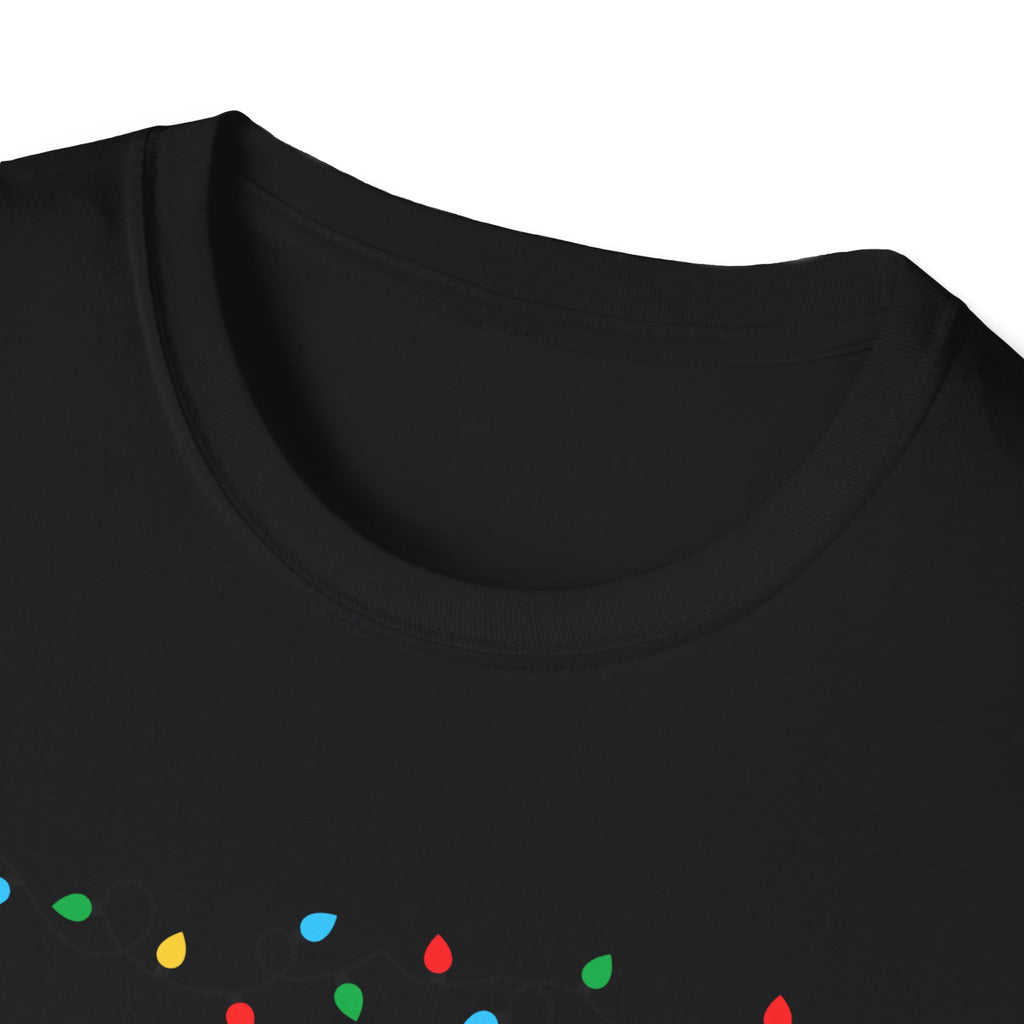 Merry Christmas Lights – Festive Holiday T-Shirt