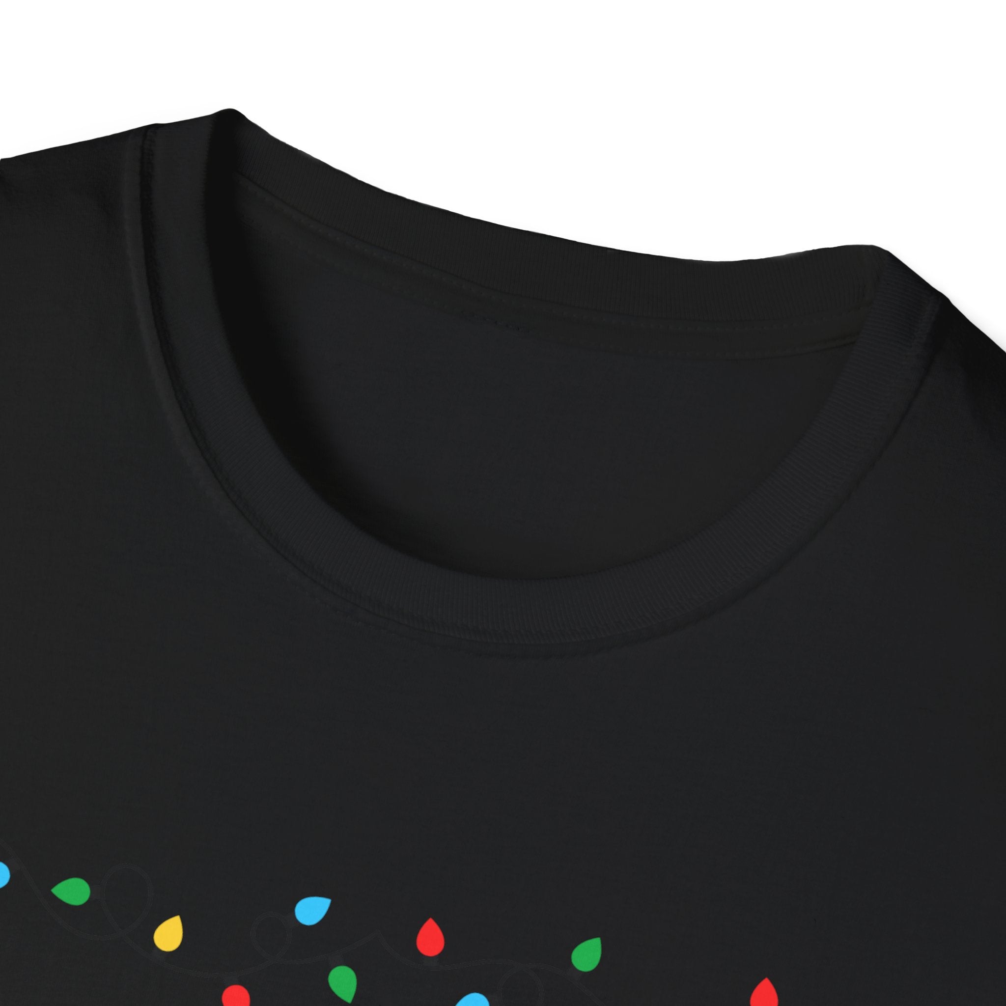 Merry Christmas Lights – Festive Holiday T-Shirt