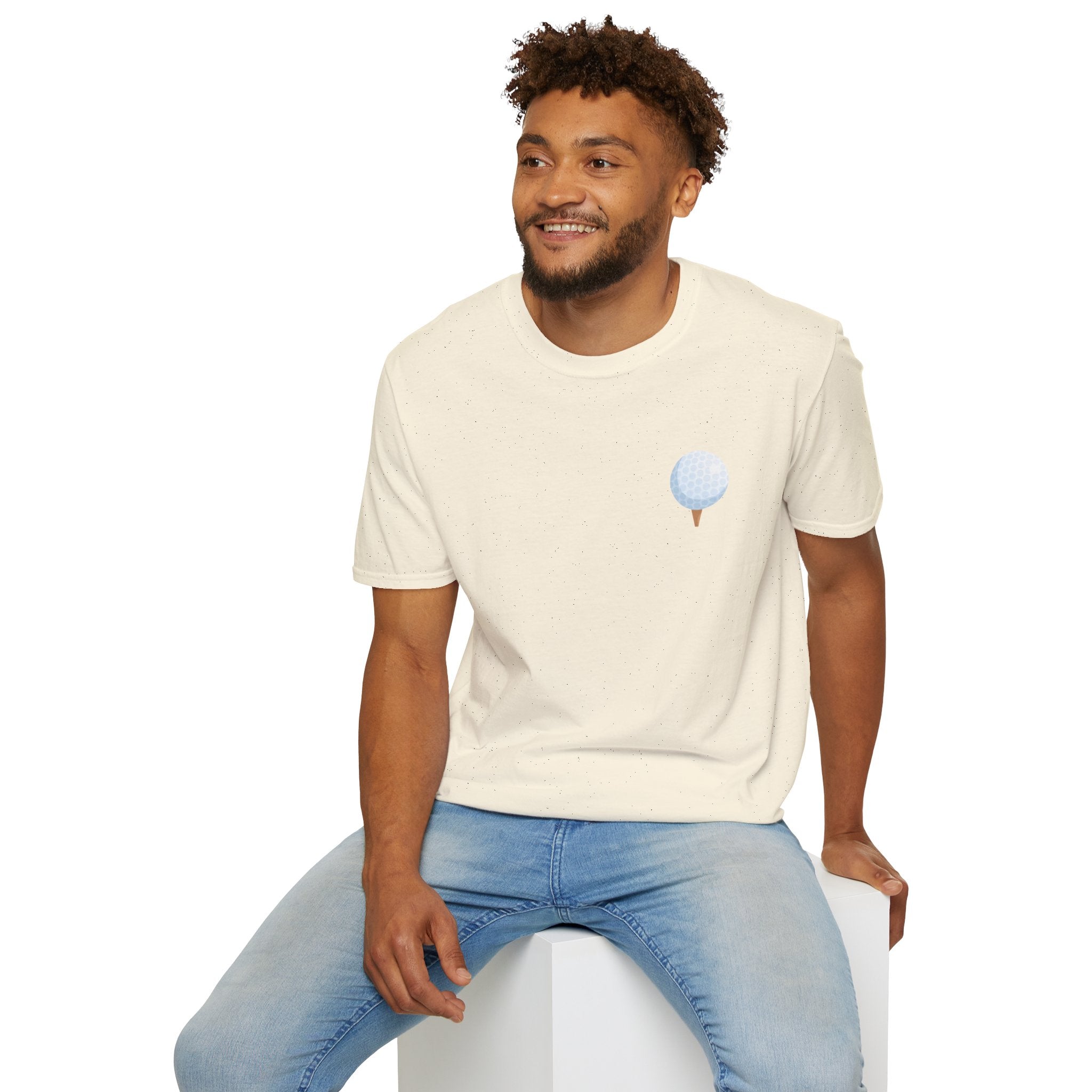 Classic Golf Ball – Minimal Golfer T-Shirt