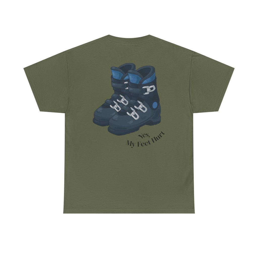 Yes, My Feet Hurt Vintage Ski T-Shirt