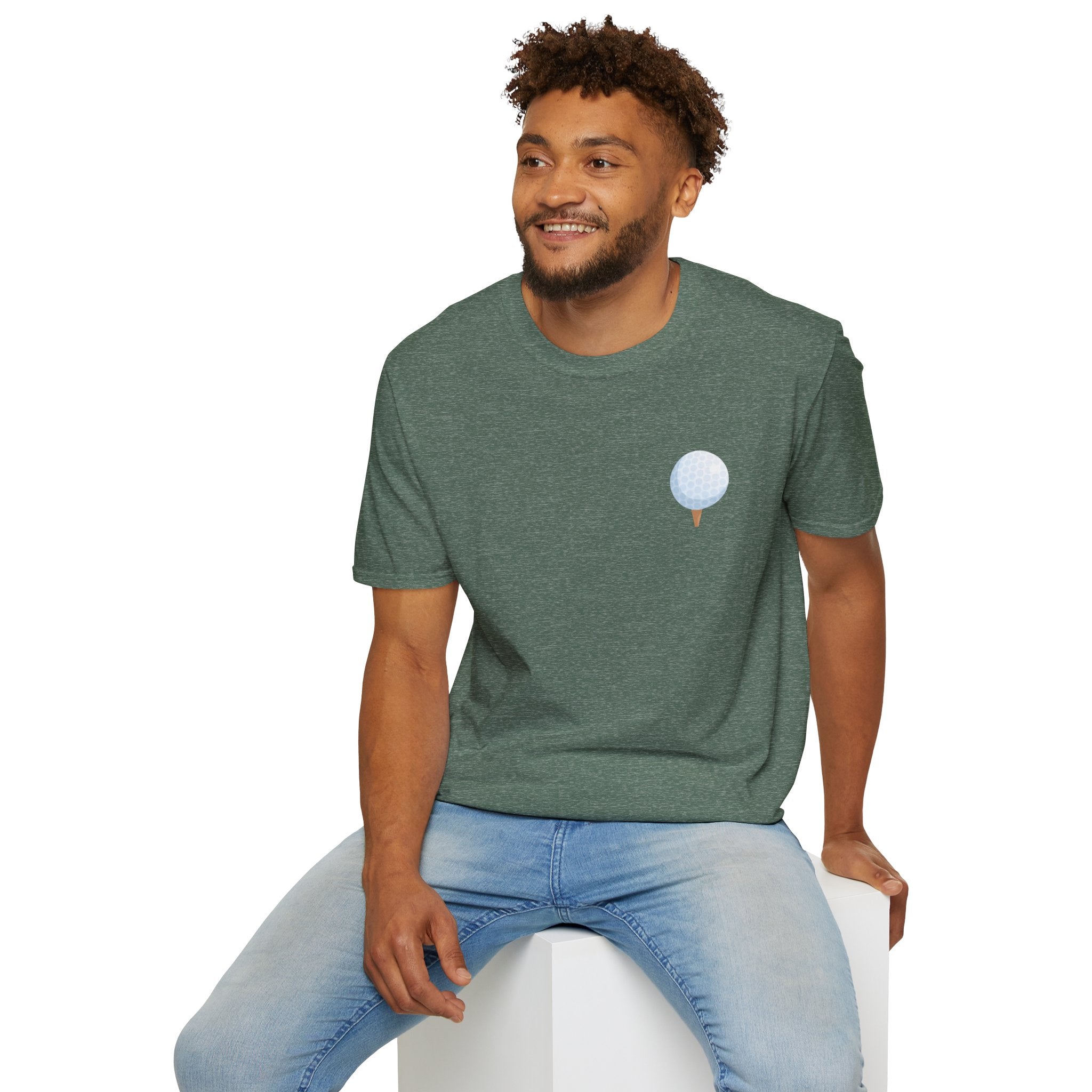 Classic Golf Ball – Minimal Golfer T-Shirt