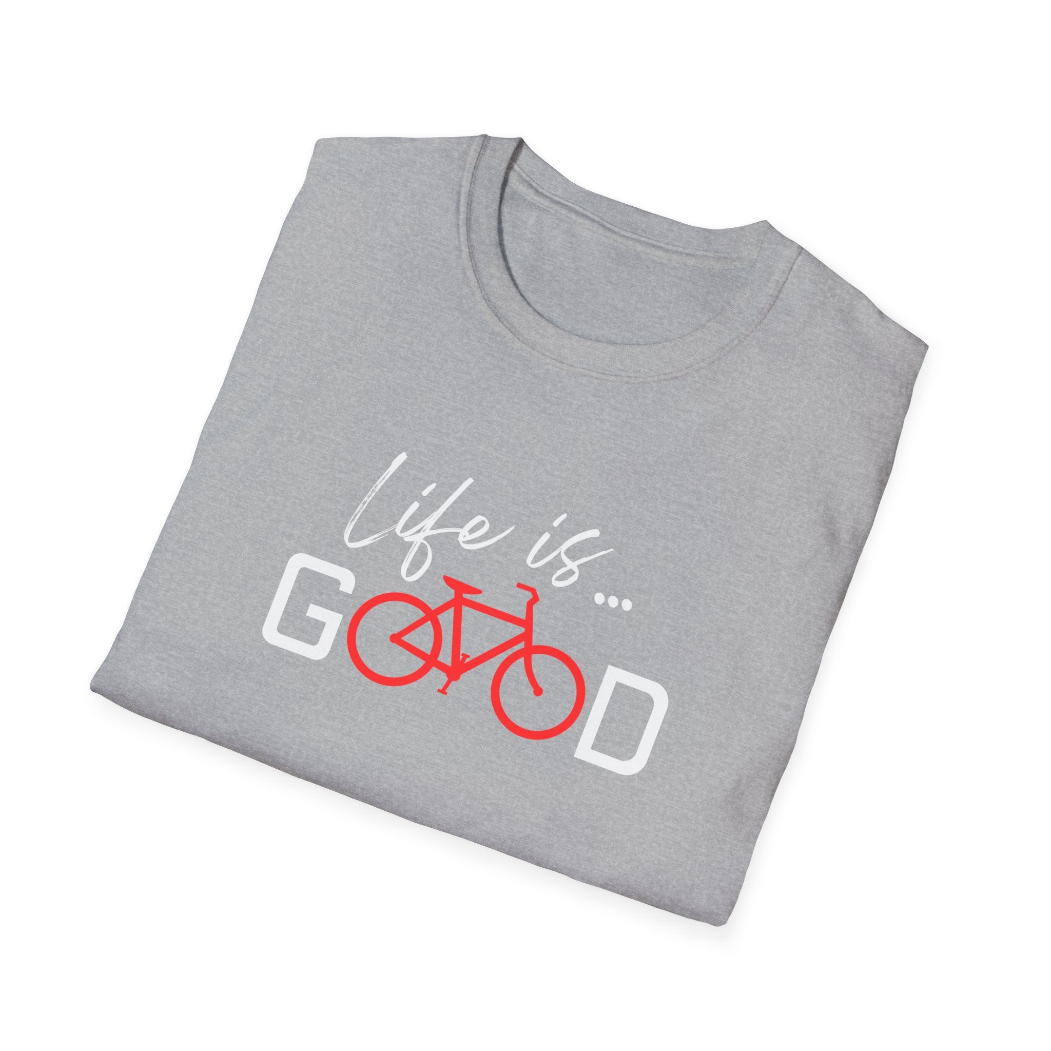 Life Is Good bicycle graphic T-Shirt | Cycling tee, bike lover shirt