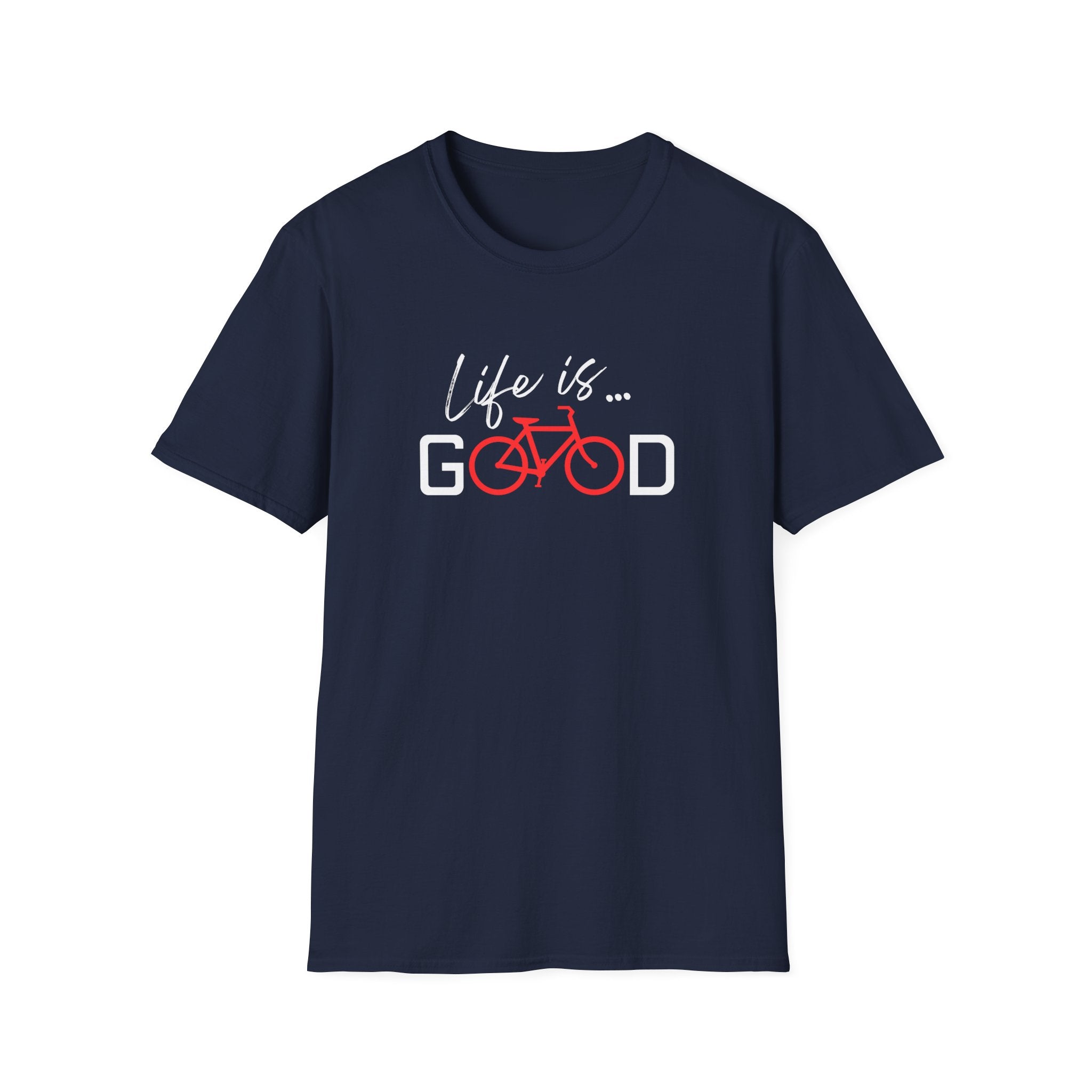Life Is Good bicycle graphic T-Shirt | Cycling tee, bike lover shirt