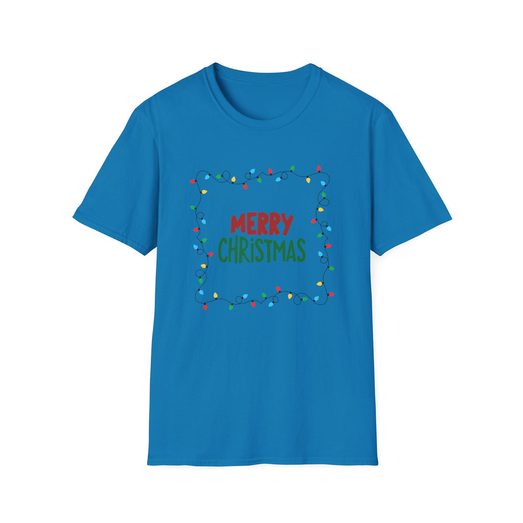 Merry Christmas Lights – Festive Holiday T-Shirt