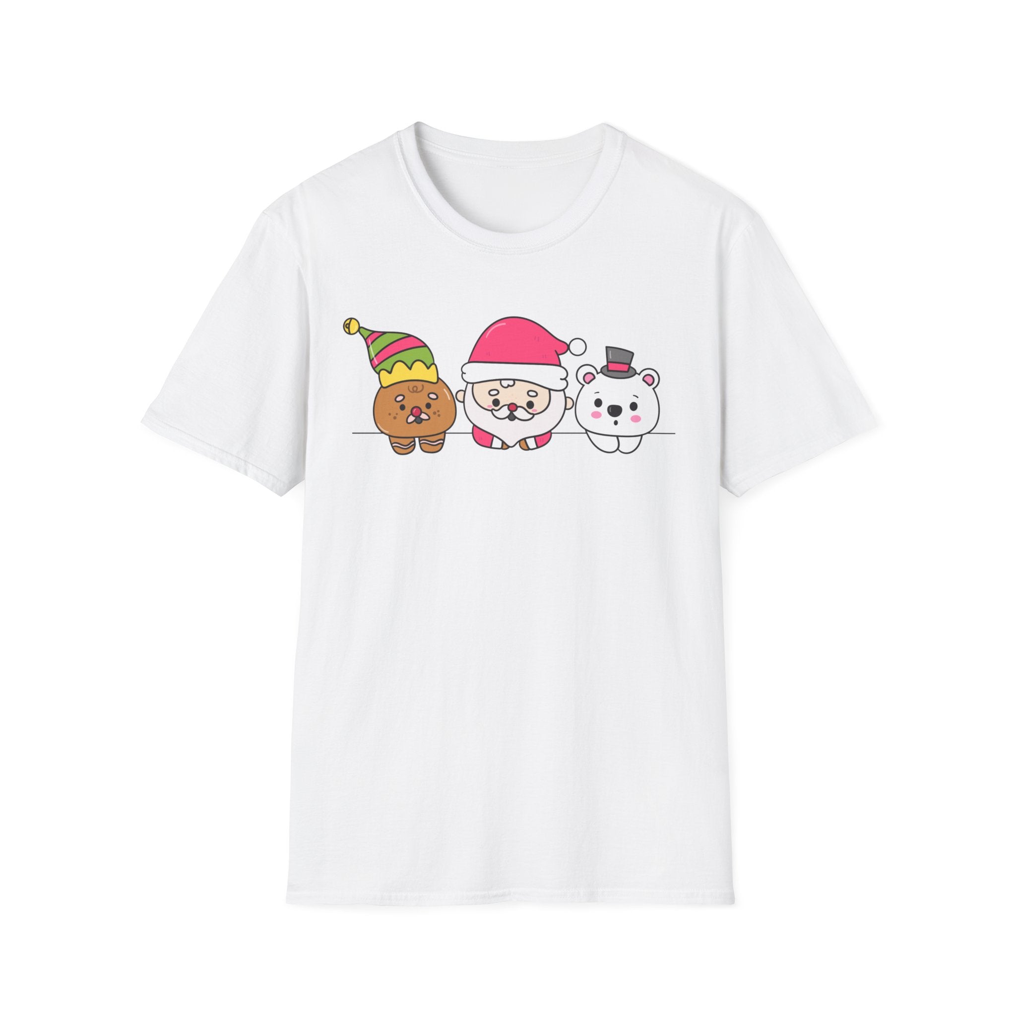 Santa & Christmas Bears – Festive Friends T-Shirt