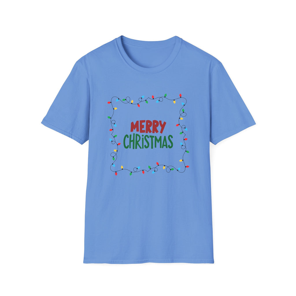 Merry Christmas Lights – Festive Holiday T-Shirt