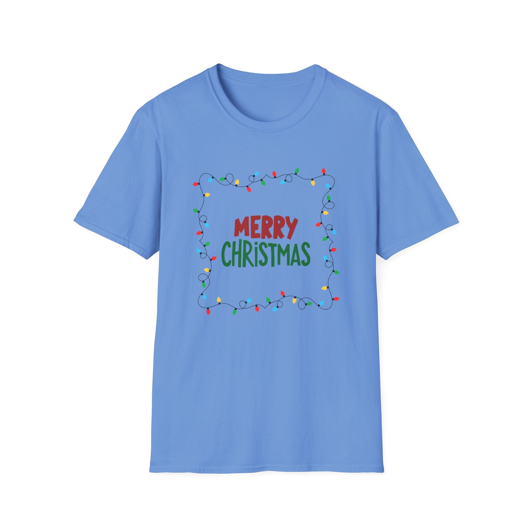Merry Christmas Lights – Festive Holiday T-Shirt