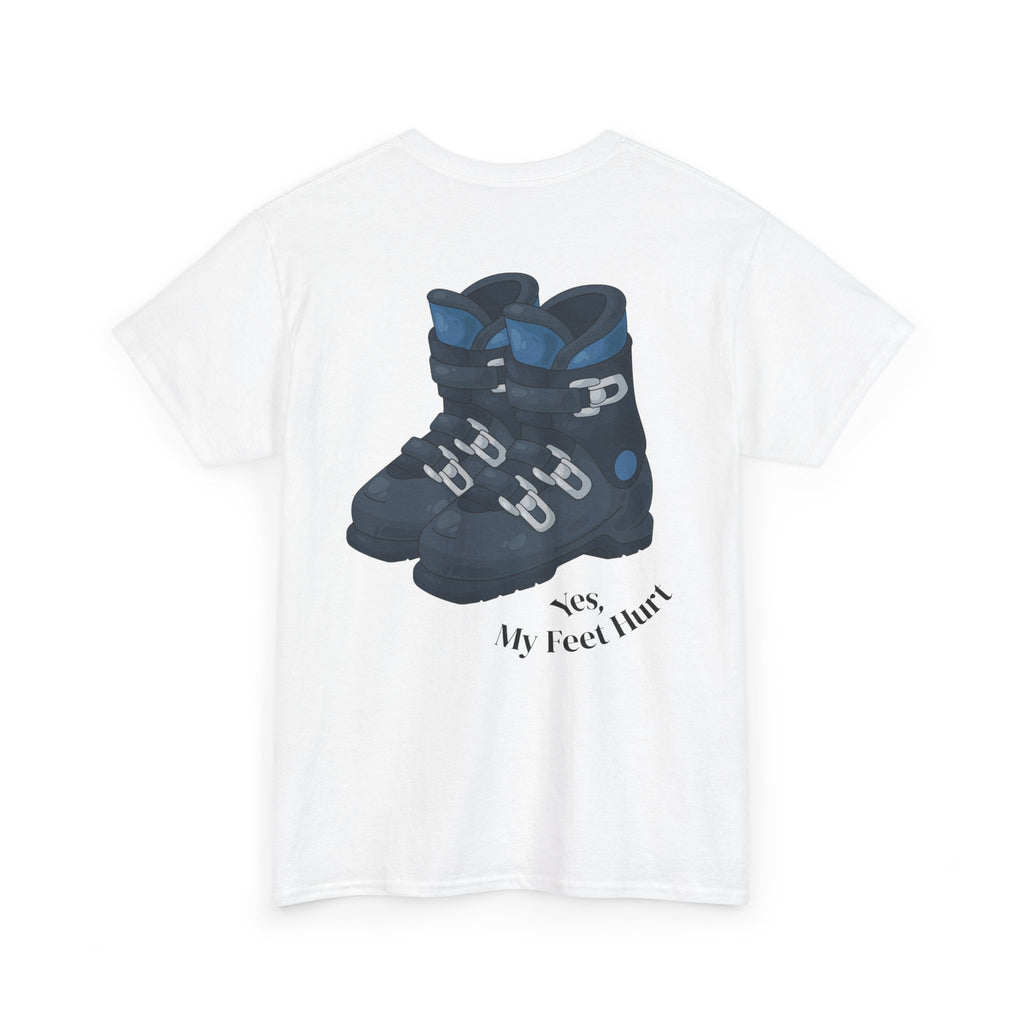 Yes, My Feet Hurt Vintage Ski T-Shirt