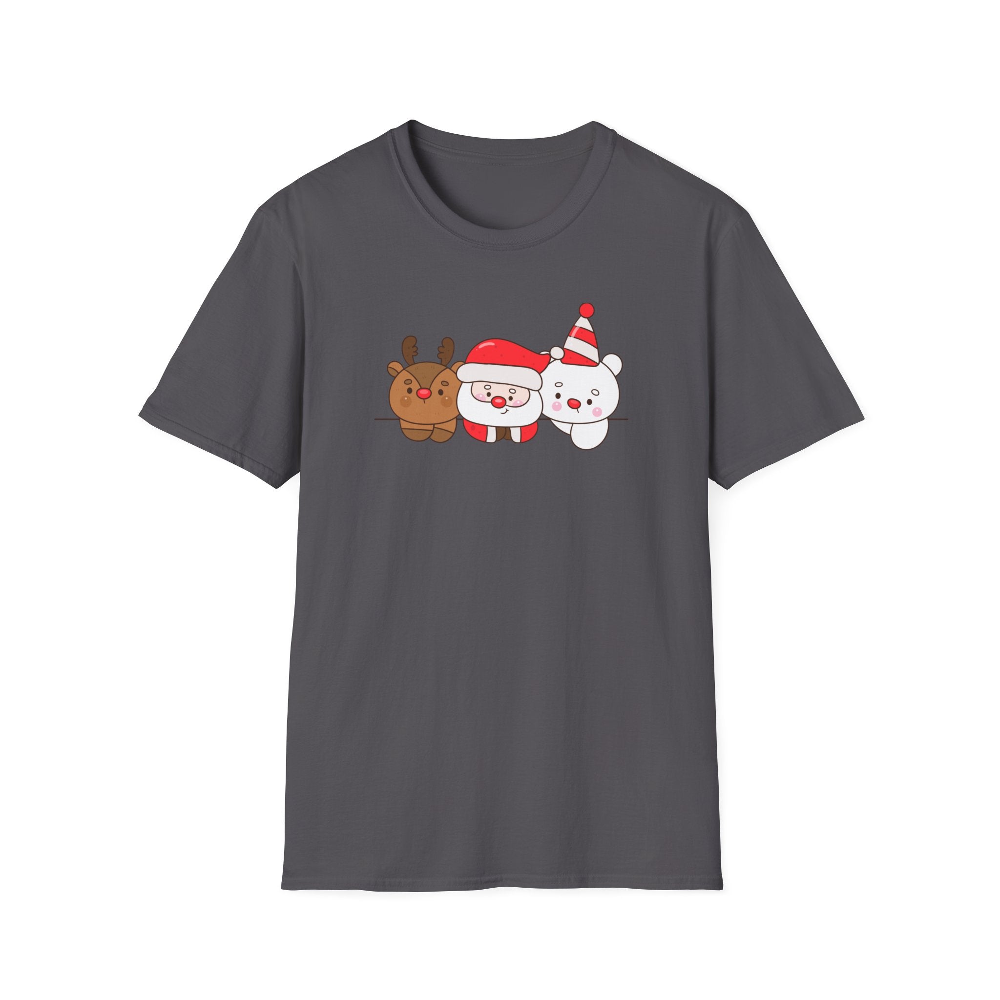 Santa, Reindeer & Christmas Bear – Festive Friends T-Shirt
