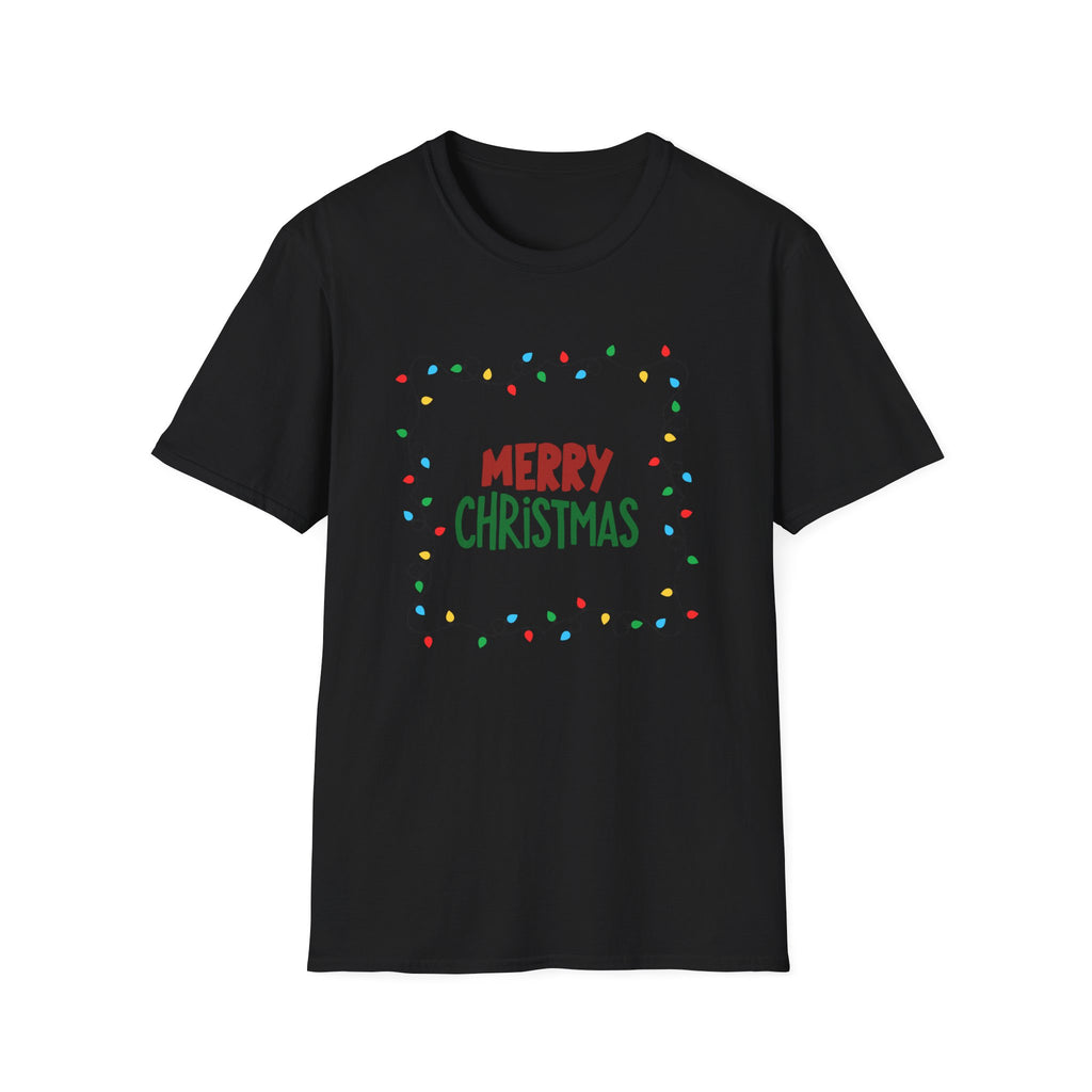 Merry Christmas Lights – Festive Holiday T-Shirt