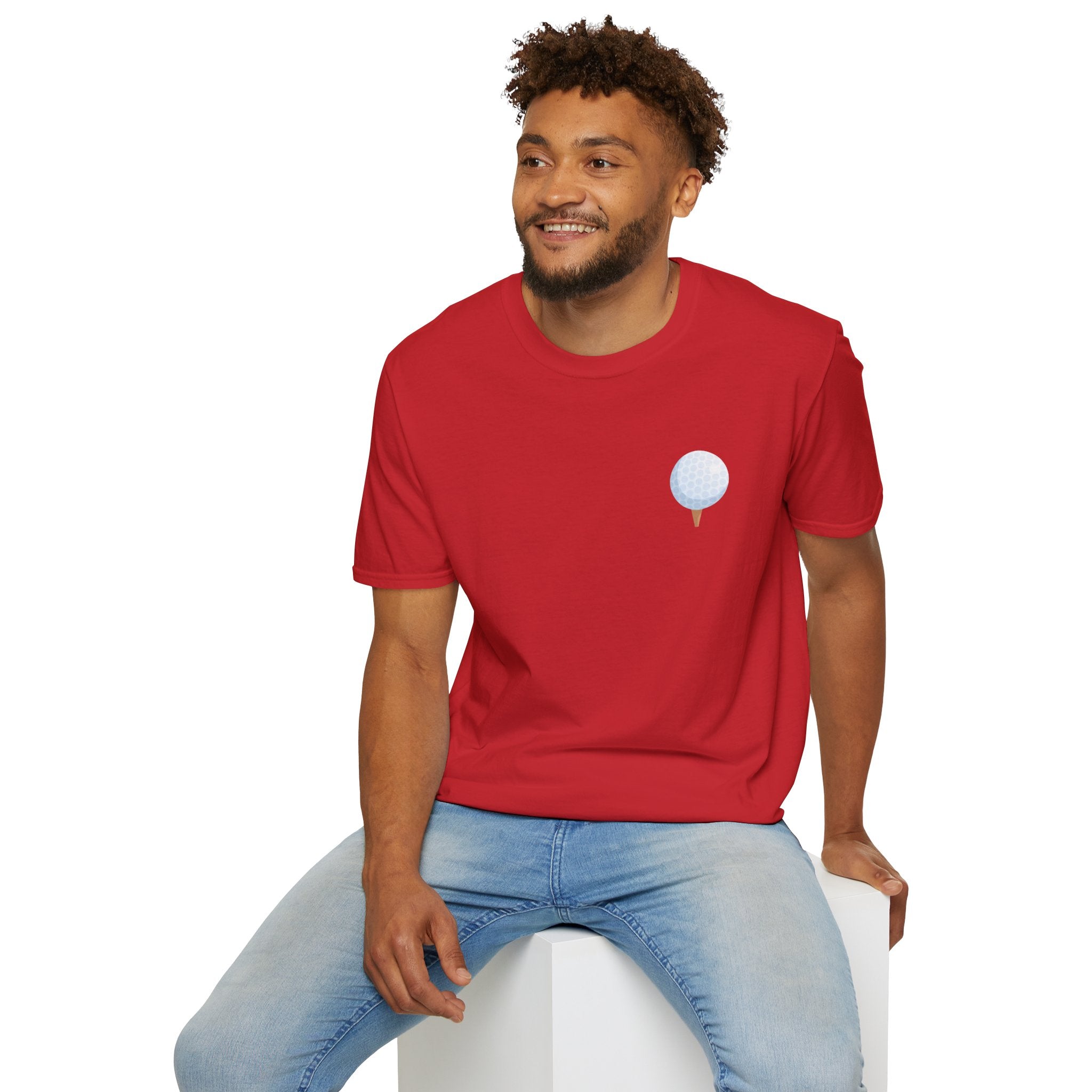 Classic Golf Ball – Minimal Golfer T-Shirt