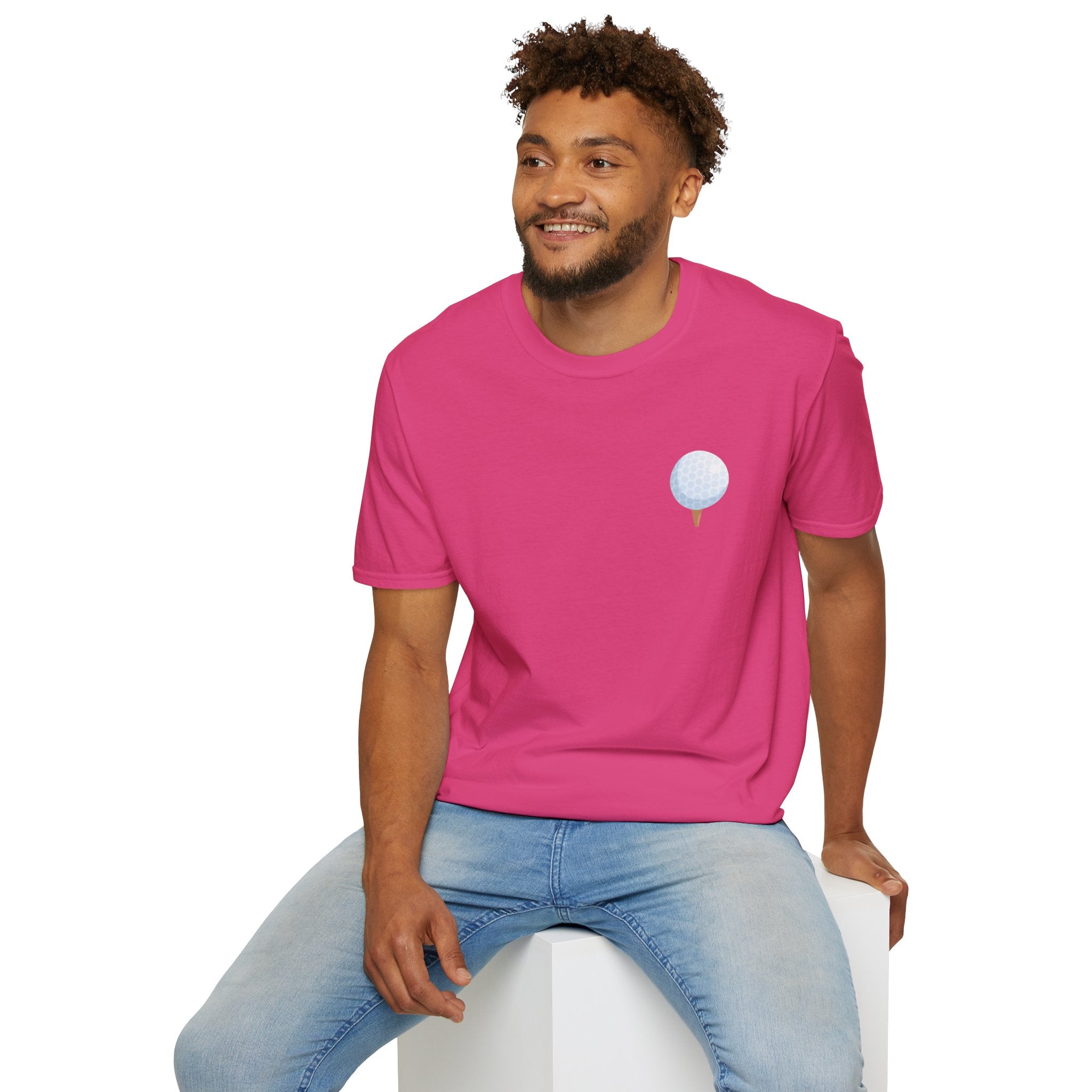 Classic Golf Ball – Minimal Golfer T-Shirt