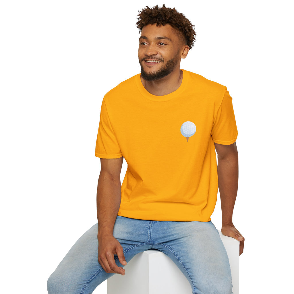 Classic Golf Ball – Minimal Golfer T-Shirt