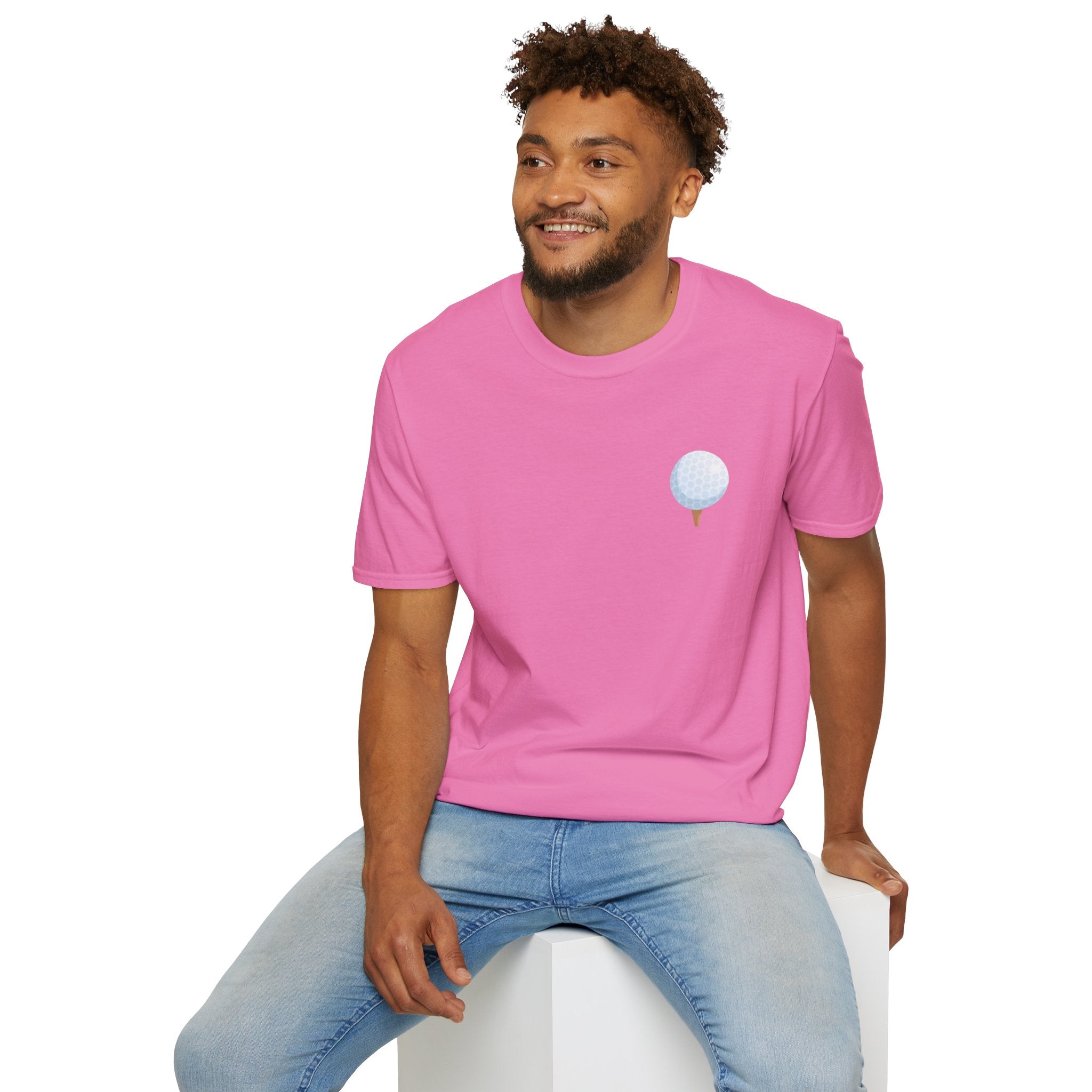 Classic Golf Ball – Minimal Golfer T-Shirt