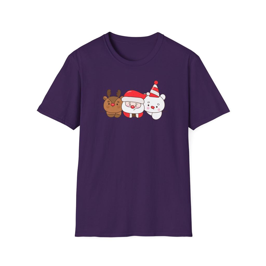 Santa, Reindeer & Christmas Bear – Festive Friends T-Shirt