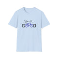 Life is Good Bicycle T-Shirt | Bike Graphic Tee, Cycling Quote Shirt