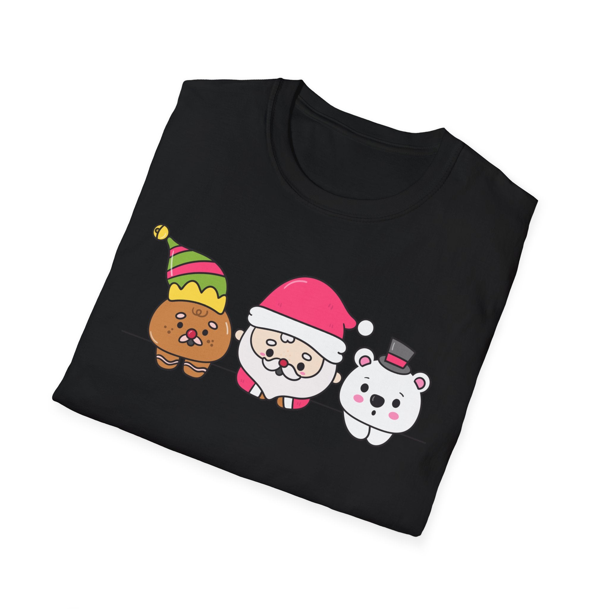 Santa & Christmas Bears – Festive Friends T-Shirt