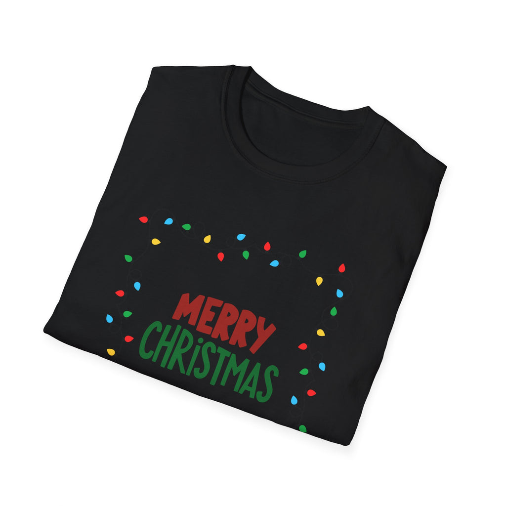 Merry Christmas Lights – Festive Holiday T-Shirt