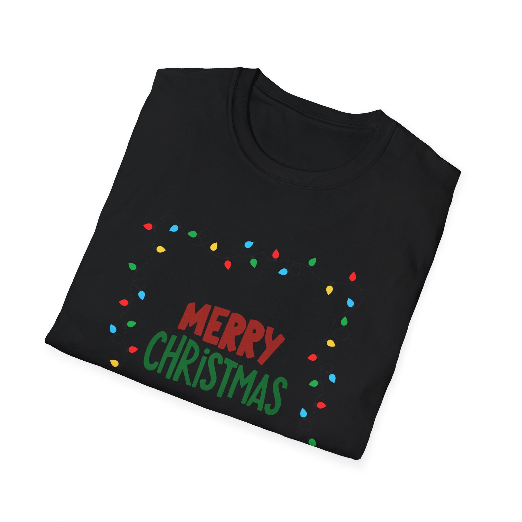 Merry Christmas Lights – Festive Holiday T-Shirt